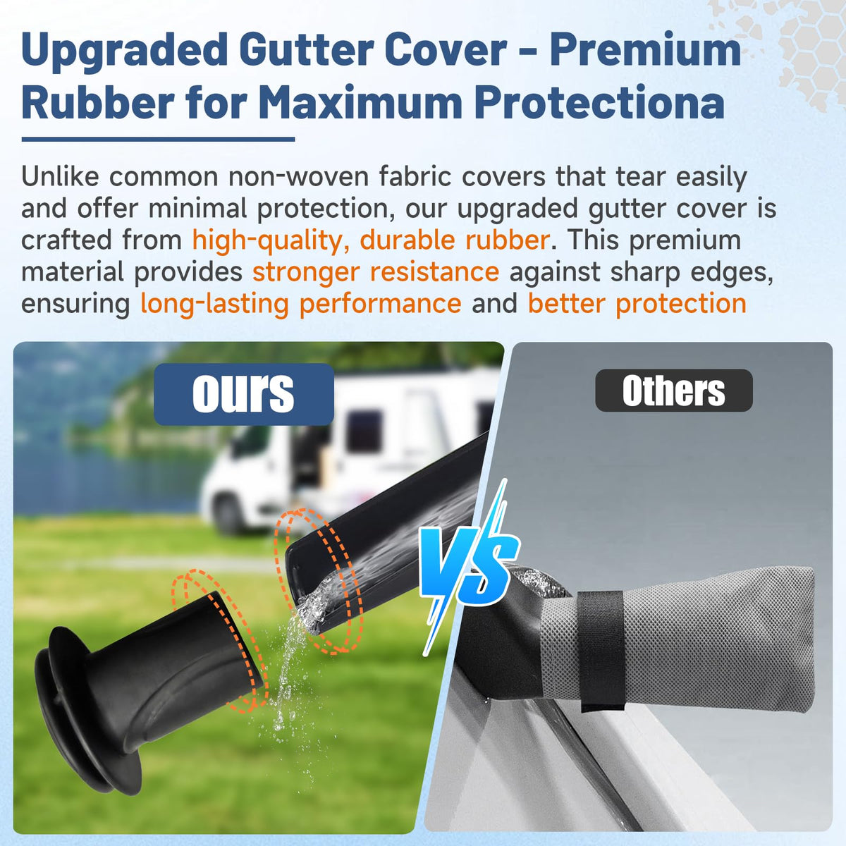 10–12FT Waterproof Oxford Truck Camper Cover with Straps & Air Vents X70608