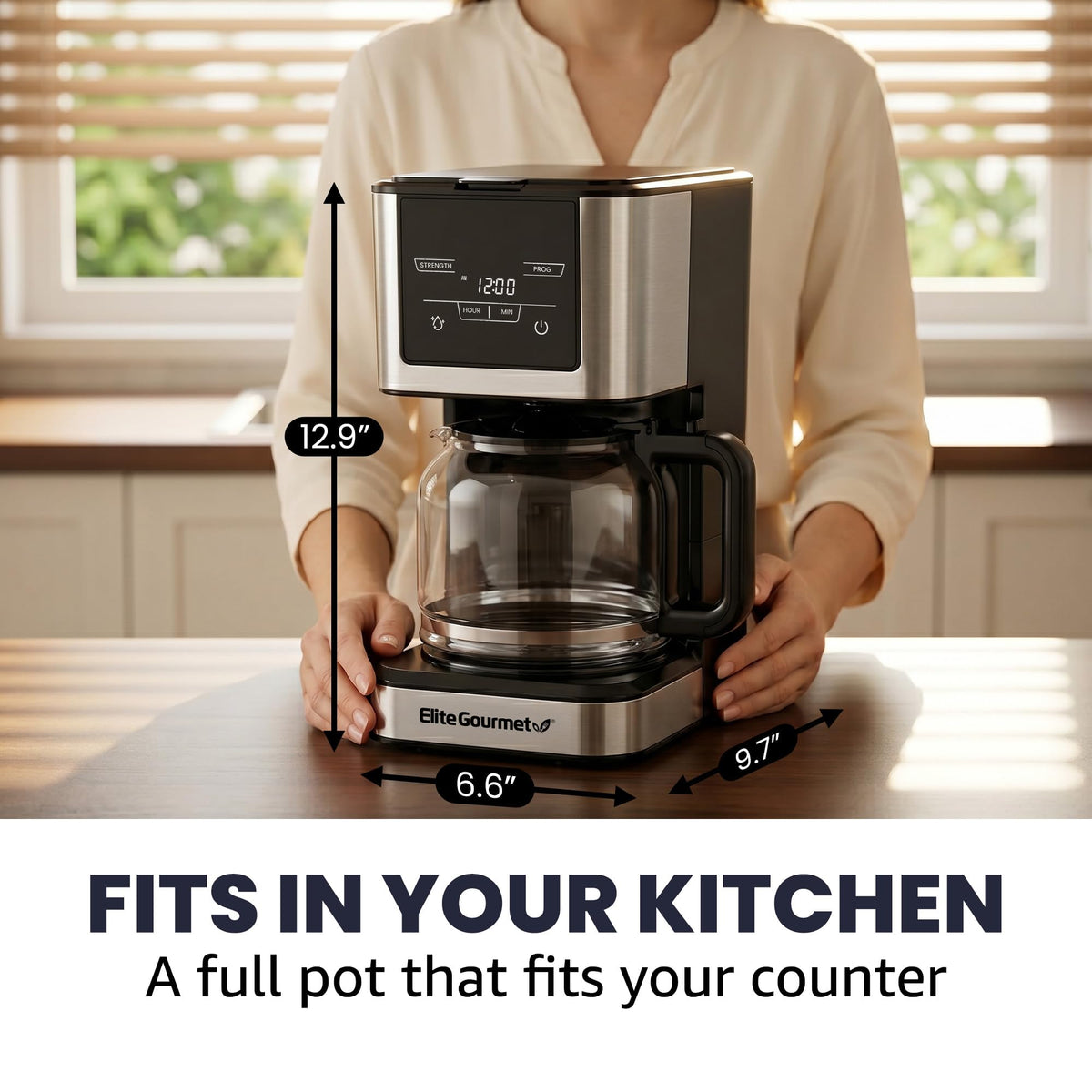 12-Cup Programmable Drip Coffee Maker T913