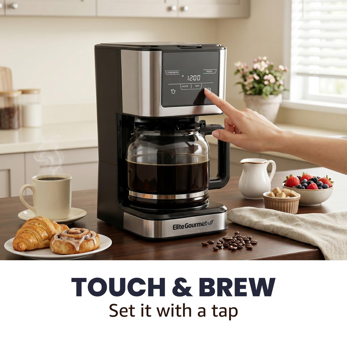 12-Cup Programmable Drip Coffee Maker T913