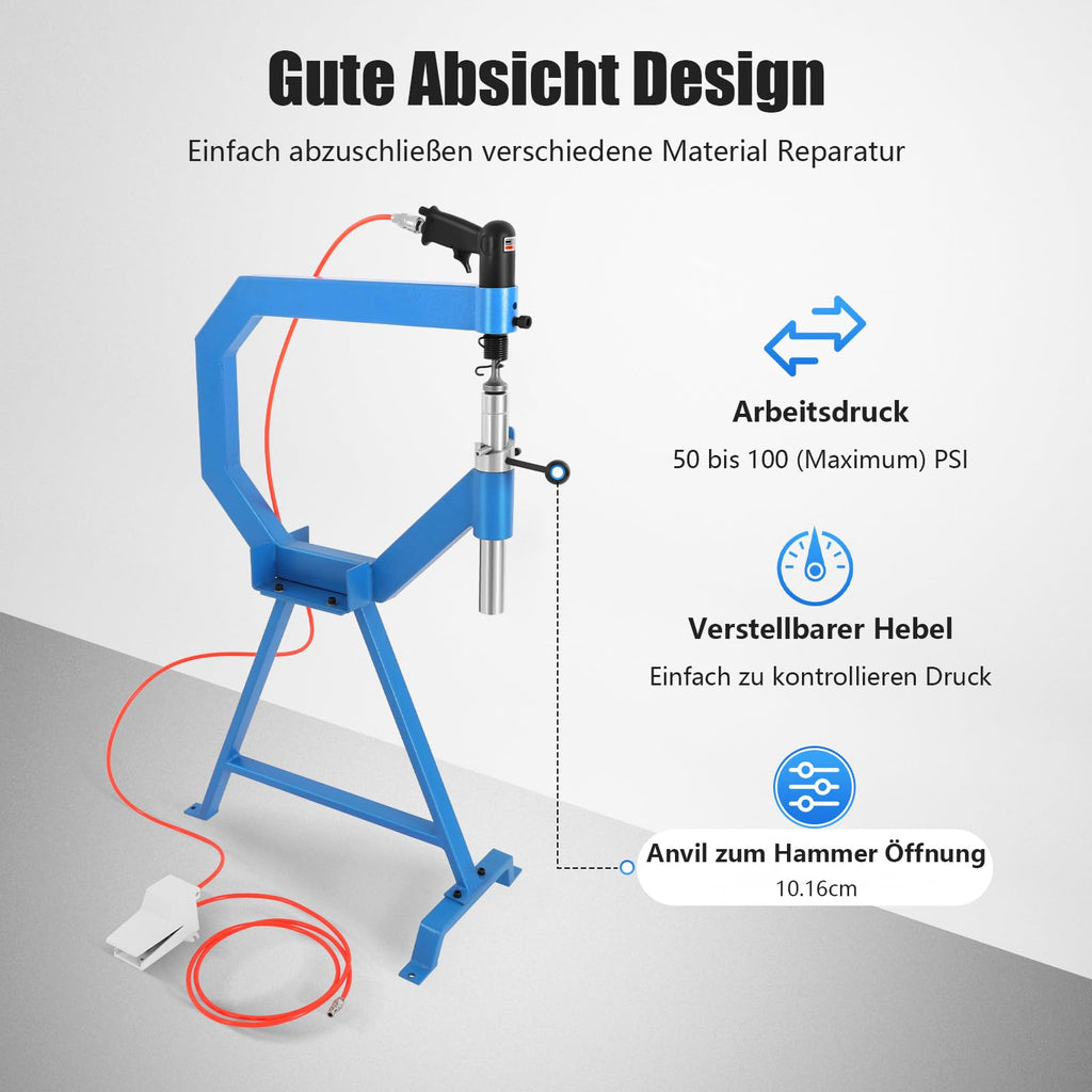 Pneumatic Planishing Hammer with Anvil Dies O75907