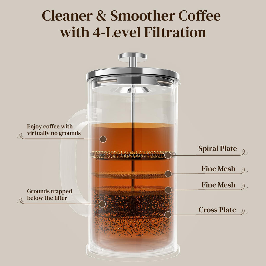34oz French Press Coffee Maker M26865