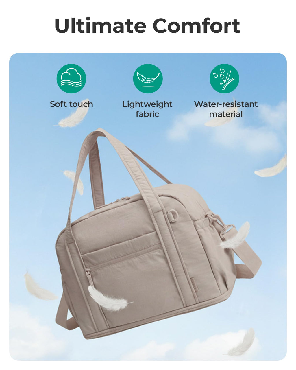 Expandable Travel Duffel Bag Set J199