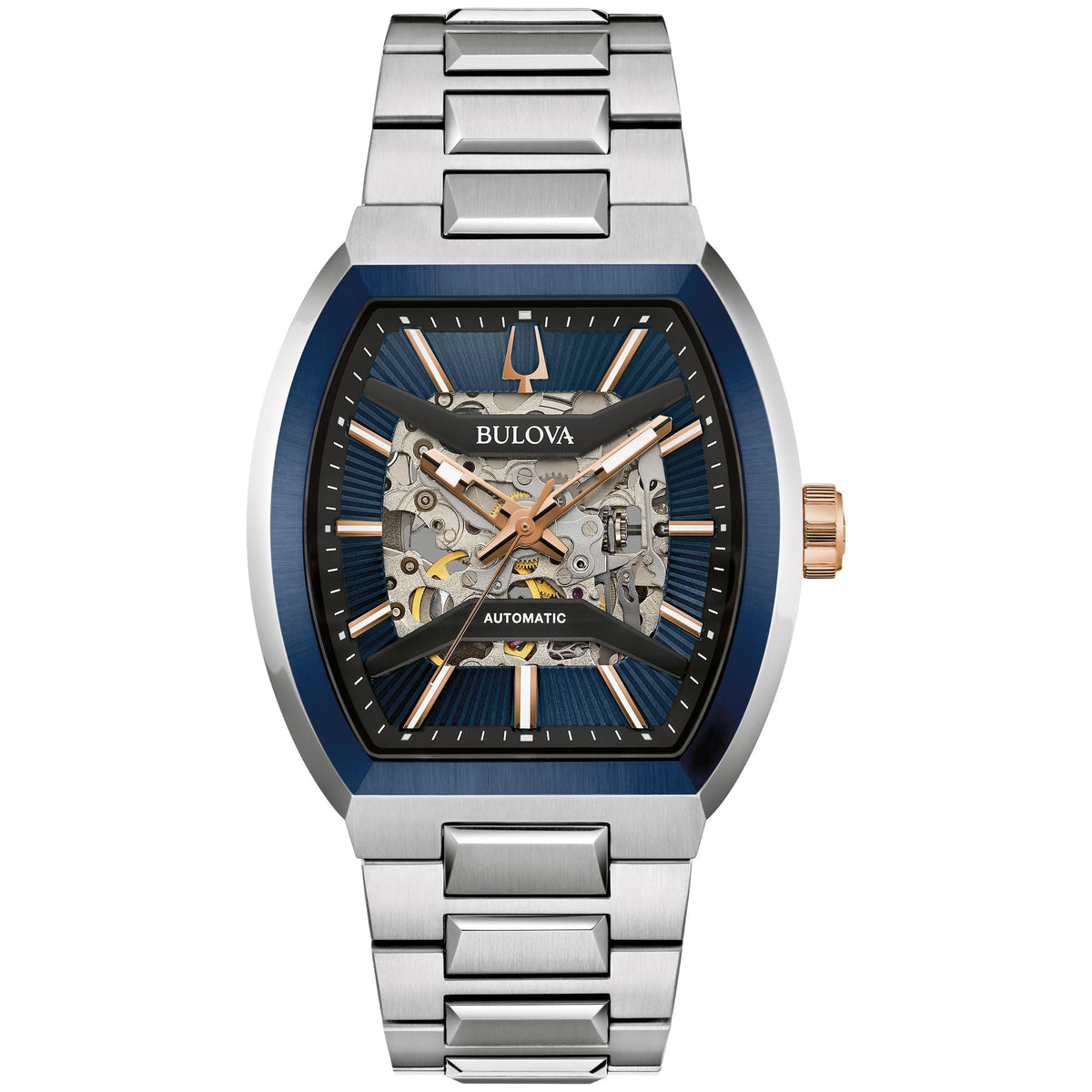 Automatic Blue Dial Stainless Steel Watch 40mm R4469