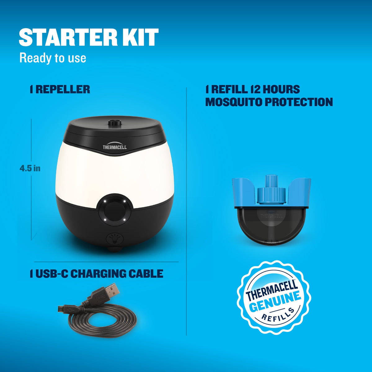 Mosquito Repellent Lantern LED 9-Hr Battery C7203