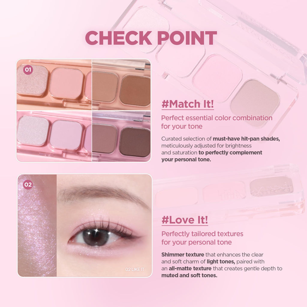 4-Shade Korean Eyeshadow Palette G843244