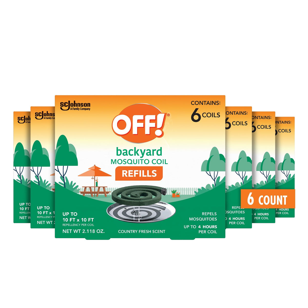 Mosquito Coil Refills 6 Count (Pack of 6) I308821