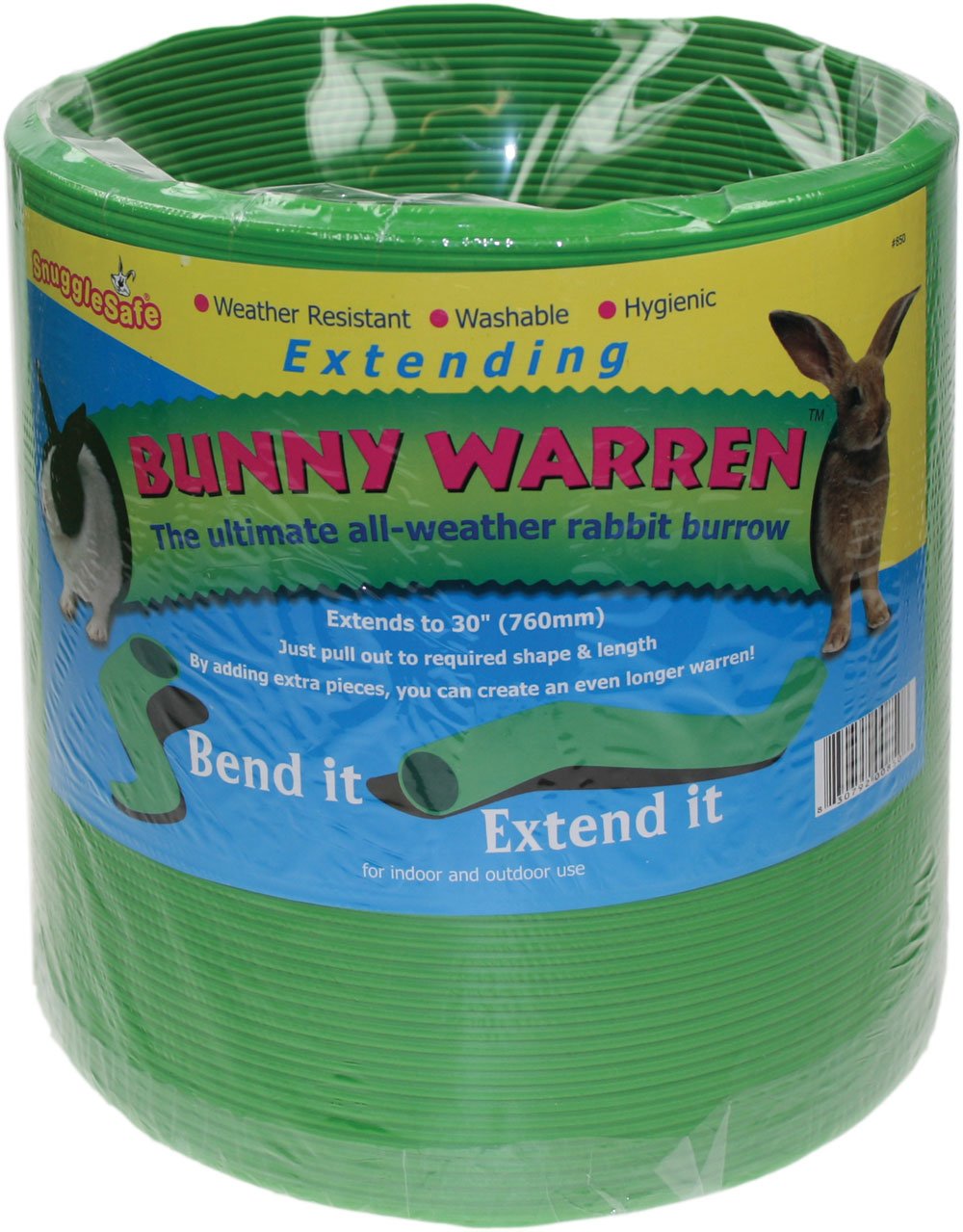 Green Flexible Bunny Warren Fun Tunnel N29178