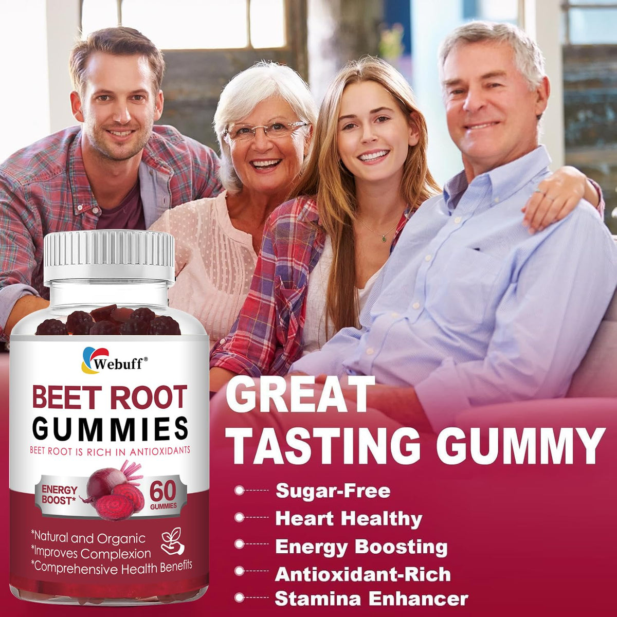 Sugar Free Beet Root Gummies O869306
