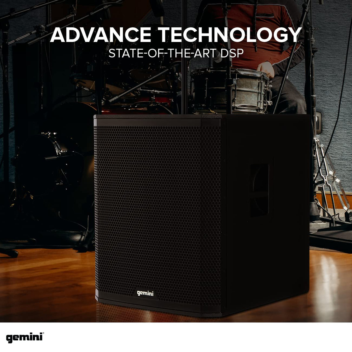 18" Powered Subwoofer, 1200 Watts, Bluetooth TWS P74862