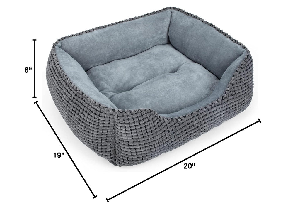 Rectangle Washable Calming Dog Bed B11353