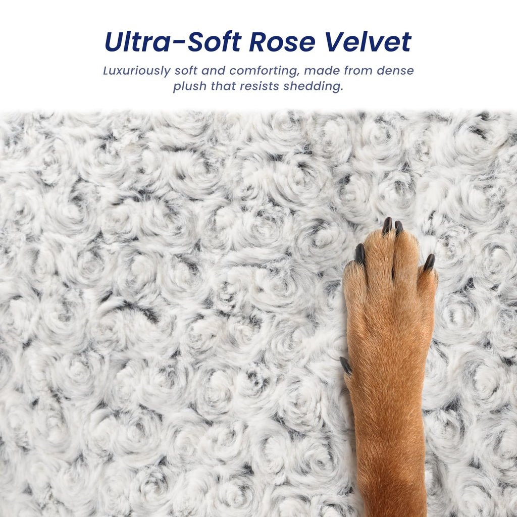 3.5" Thick Plush Non-Slip Dog Bed Mat L8341