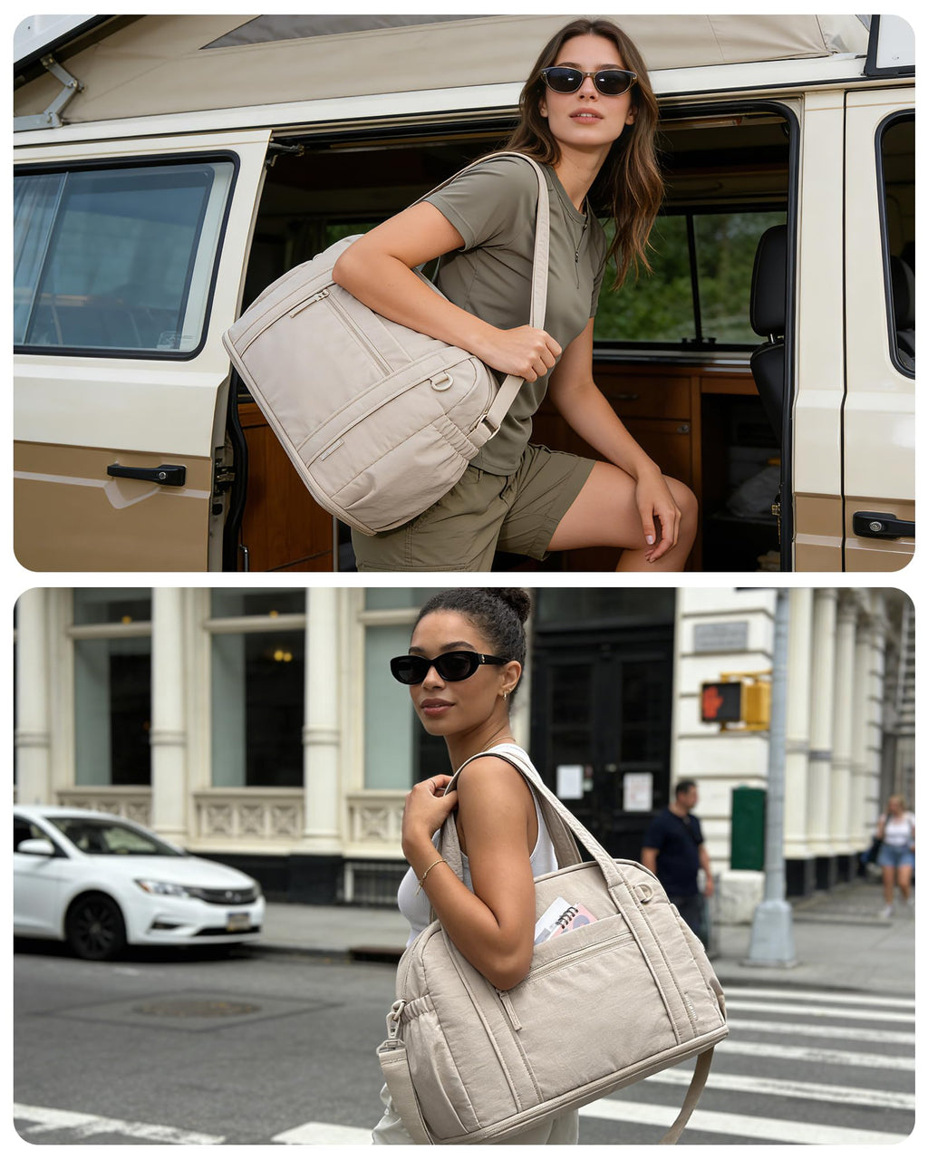 Expandable Travel Duffel Bag Set J199