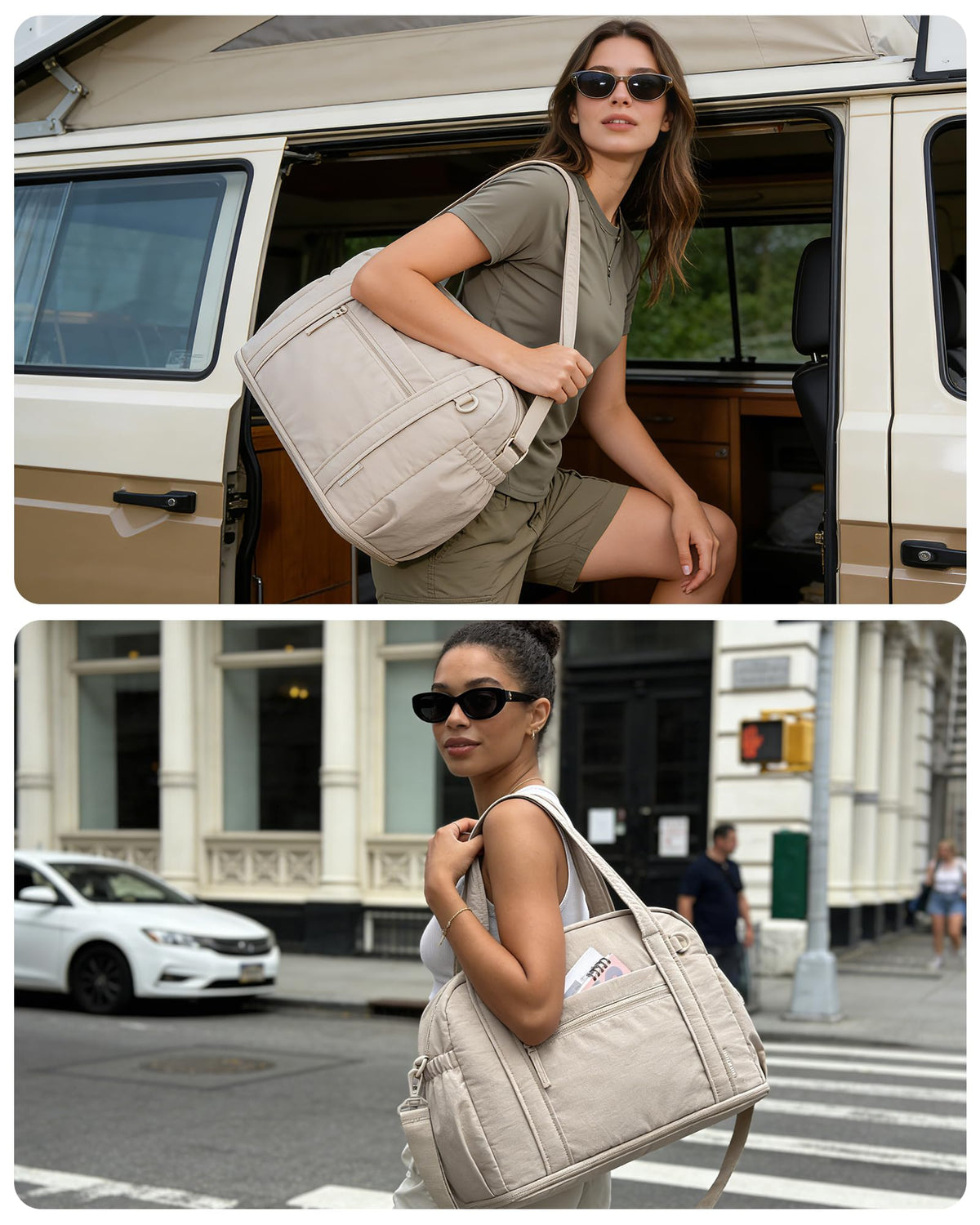 Expandable Travel Duffel Bag Set J199