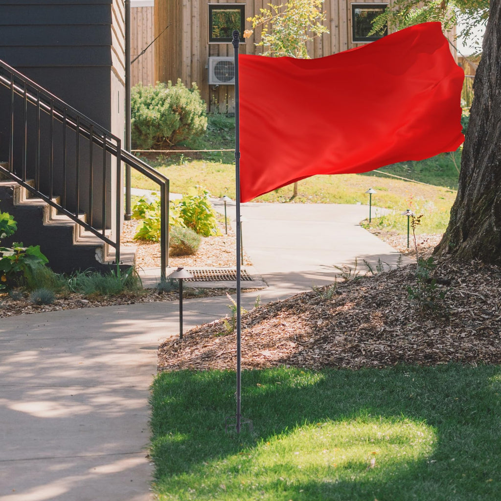 Stainless Steel Flag Pole Base with 5 Prongs Q3296