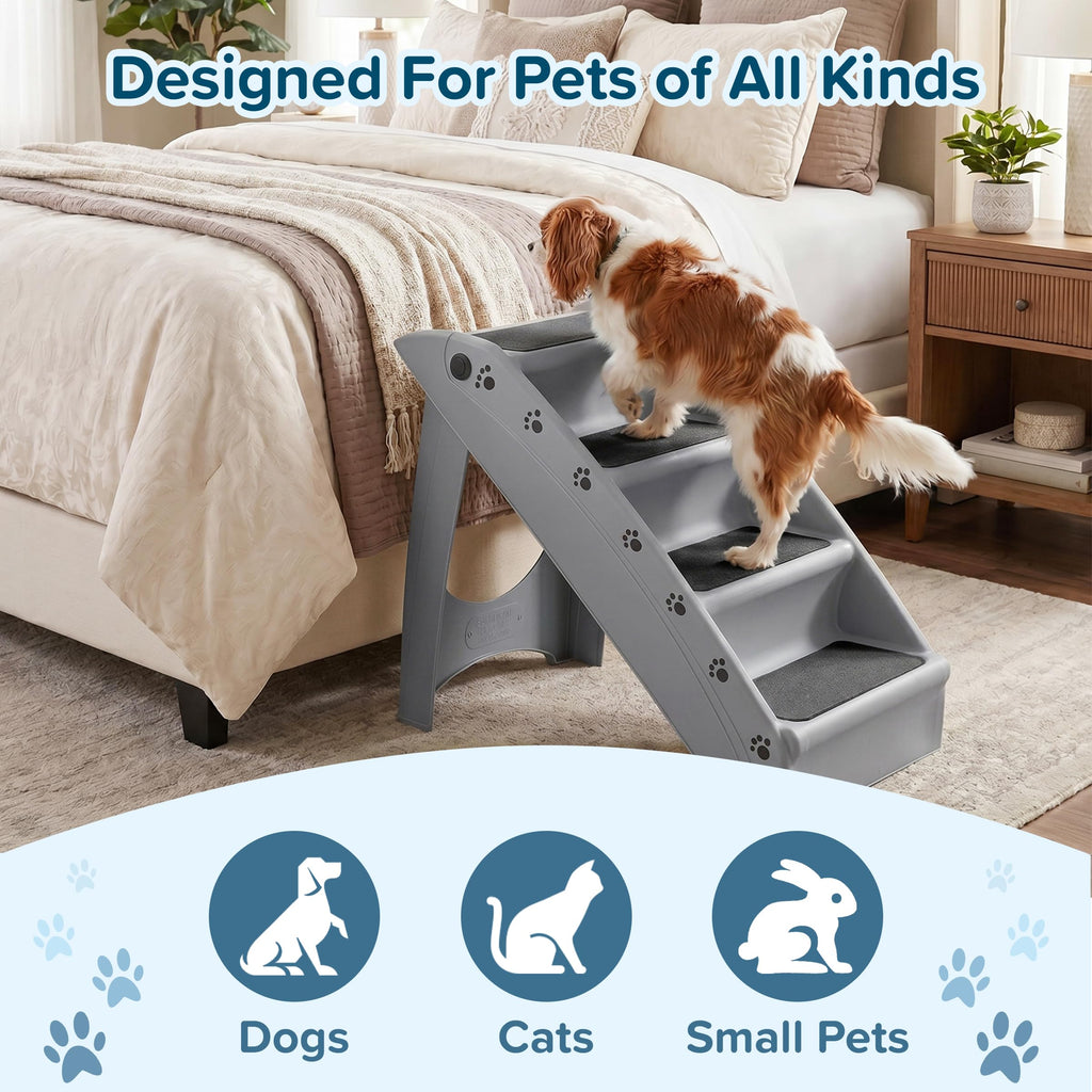 Lightweight Durable Plastic Dog Stairs V946