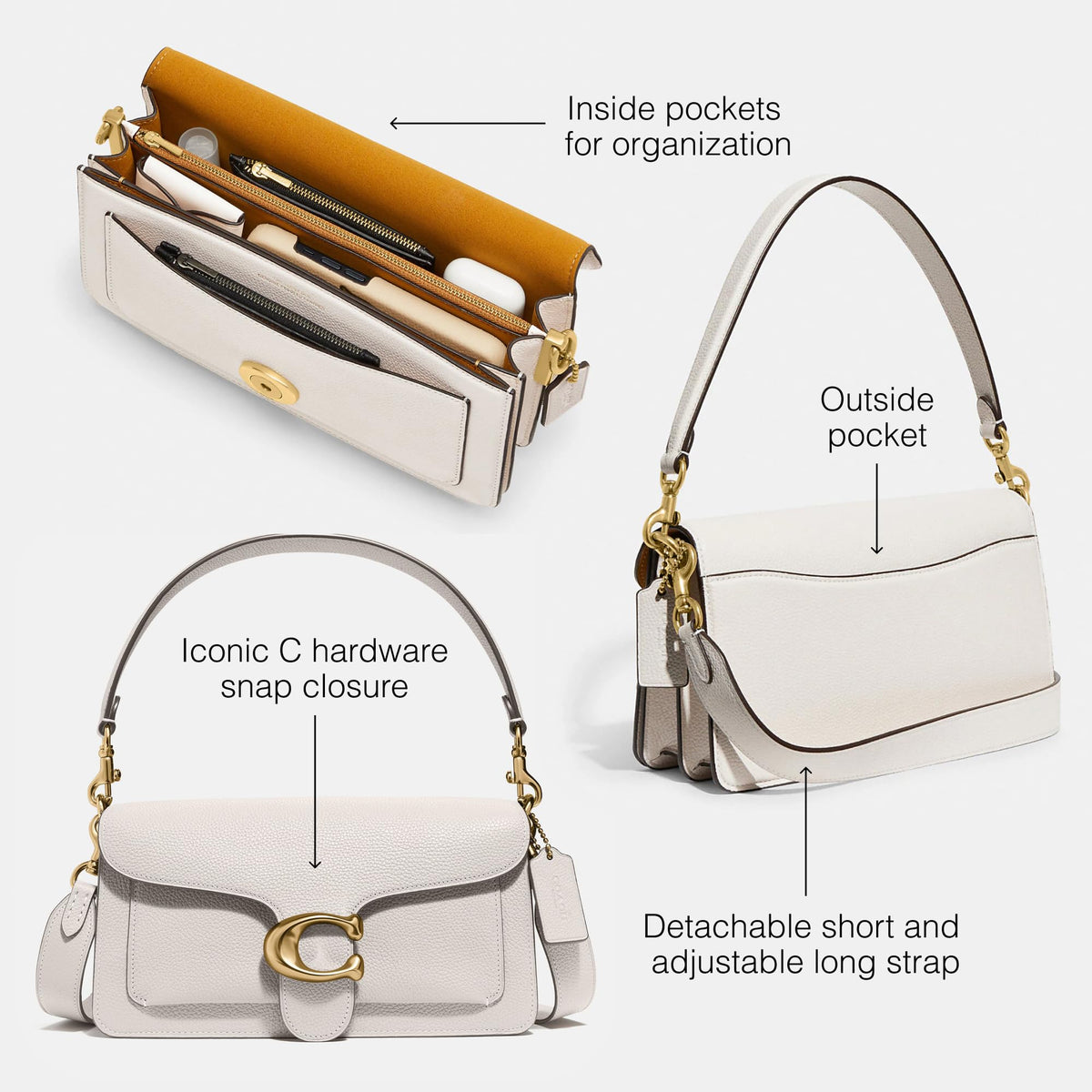 Leather Shoulder Bag I79731