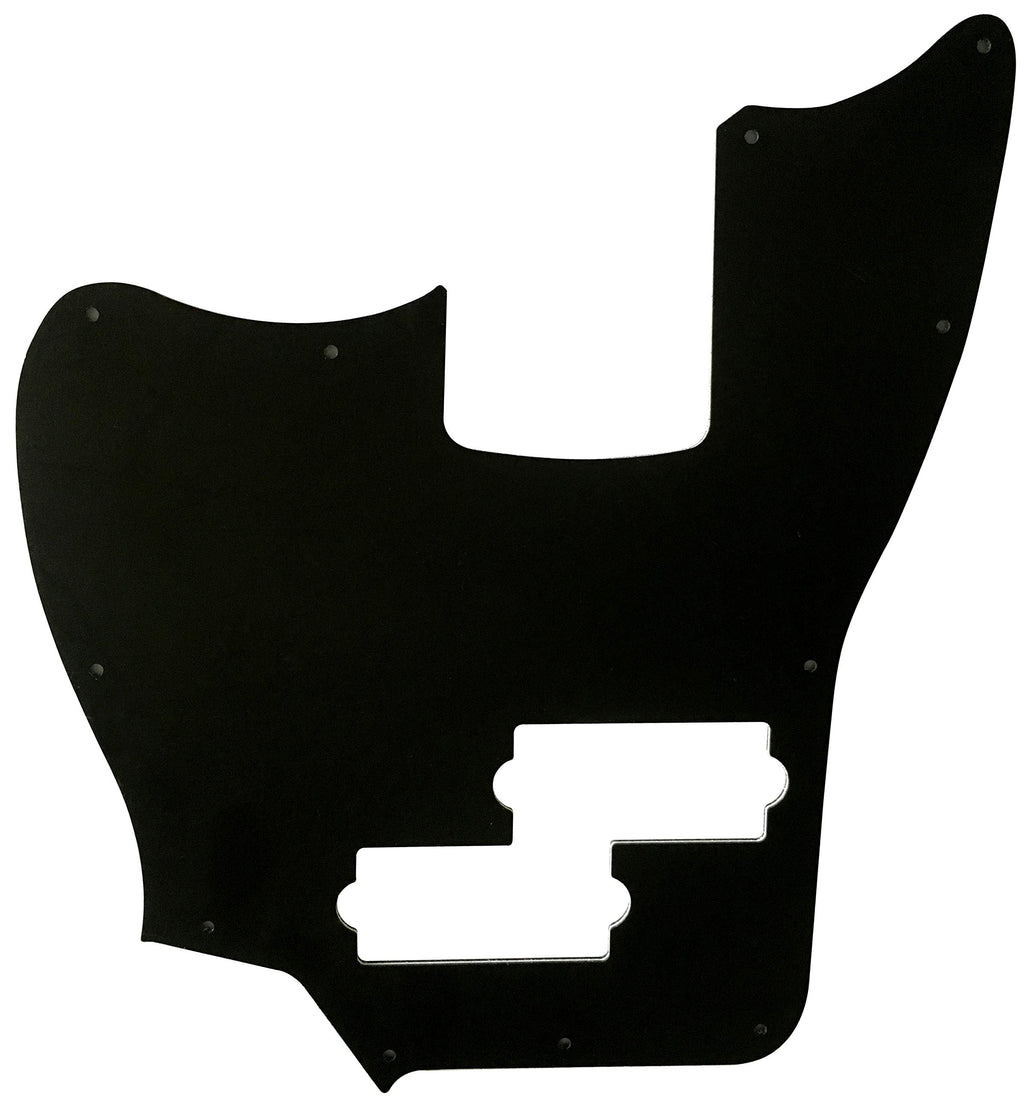 Black 3 Ply Short Scale Bass Guitar Pickguard L53087
