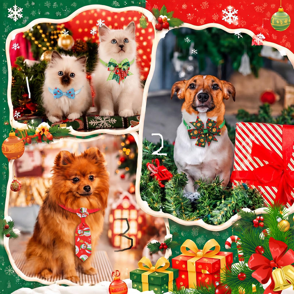 Fall Dog Bow Ties Collars 360 Pcs Y29508