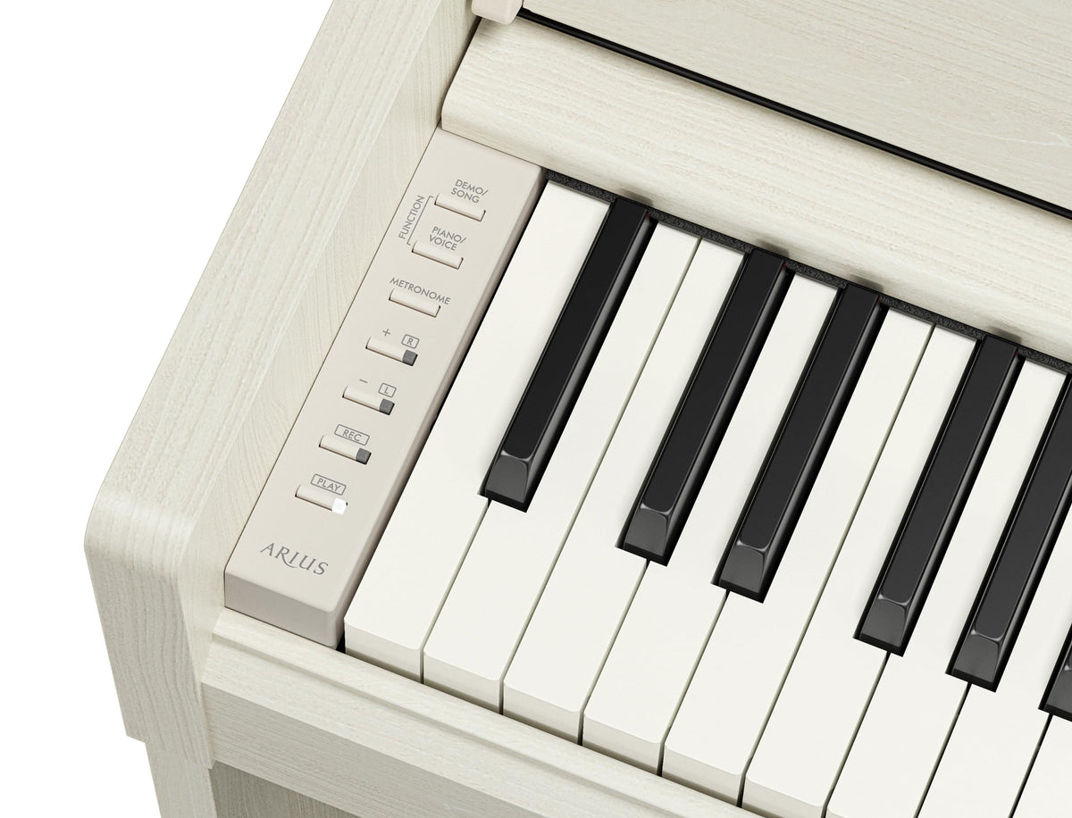 88-Key Weighted Digital Piano with 3-Pedal Unit in White Birch N5438