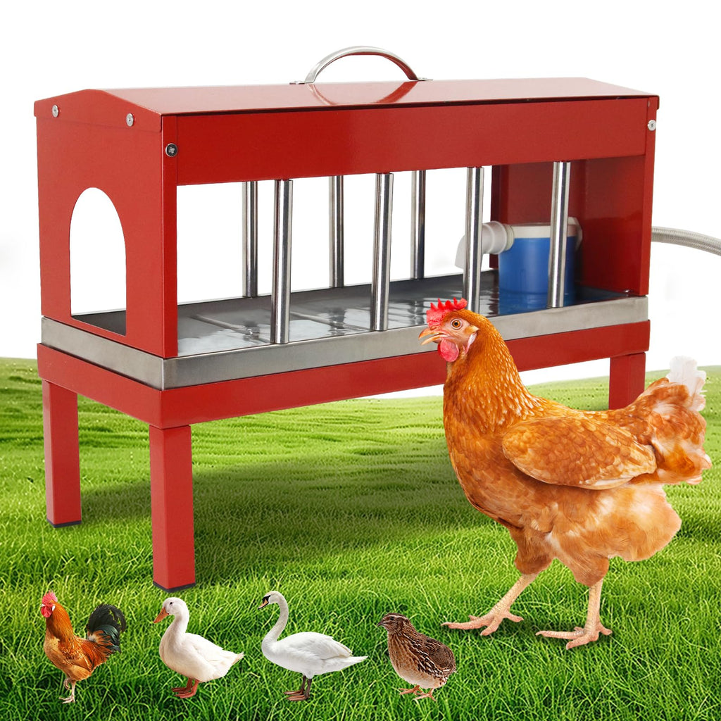 Automatic Stainless Steel Poultry Waterer with Float Valve J199190