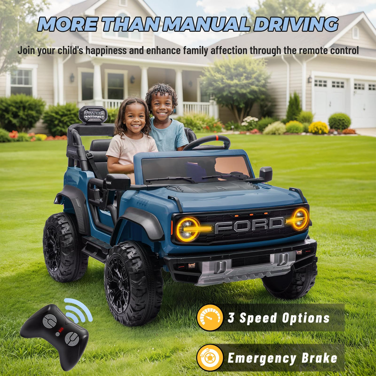 2 Seater 24V Electric Ride On Truck with Remote Control L314