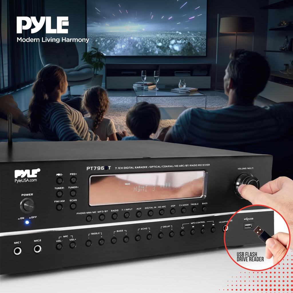 7.1-Channel Bluetooth Stereo Amplifier X717