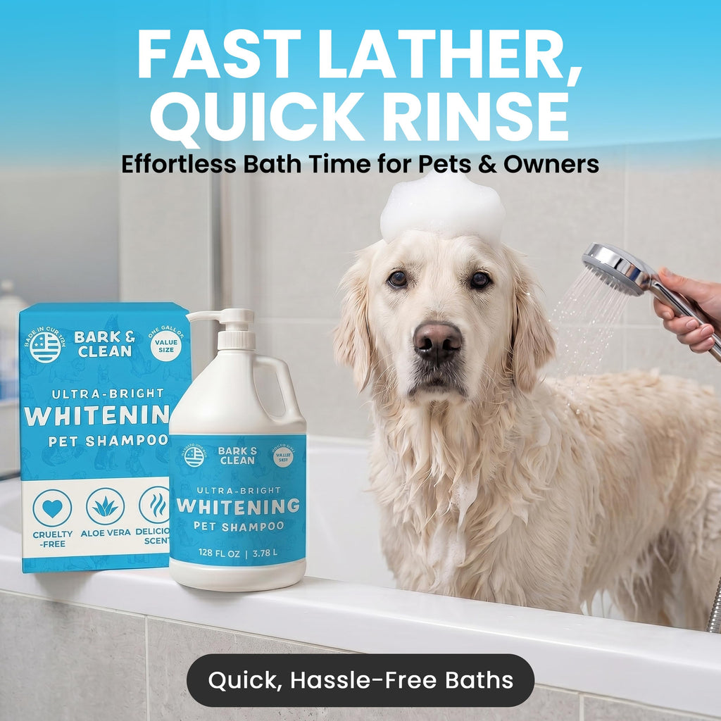 Whitening Dog Shampoo with Pump, 1 Gallon Aloe Coconut P334