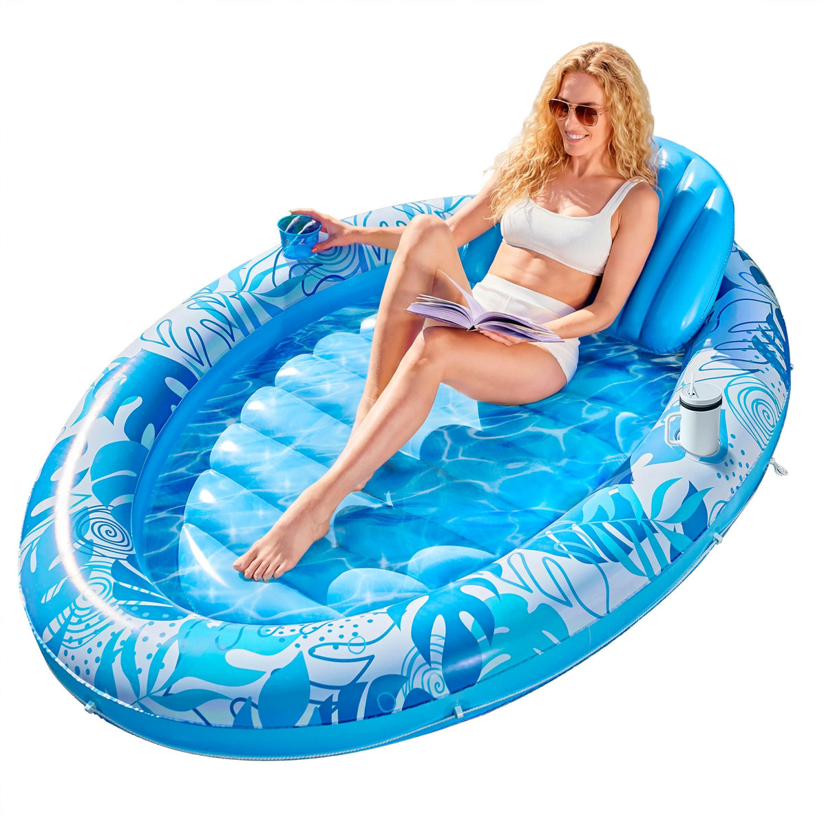 Inflatable Tanning Pool Lounger Float A844