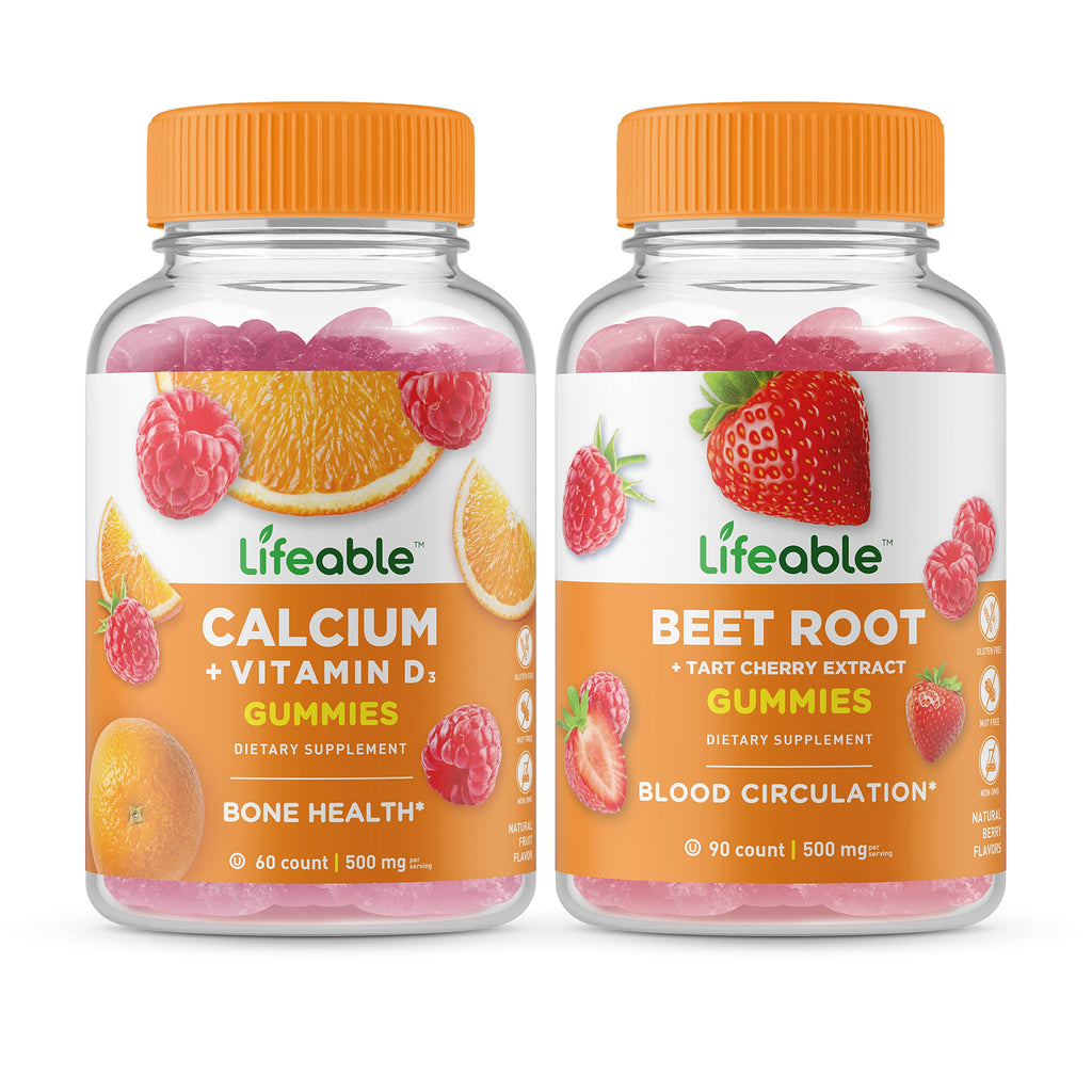 Calcium with Vitamin D + Beet Root Gummies C163511