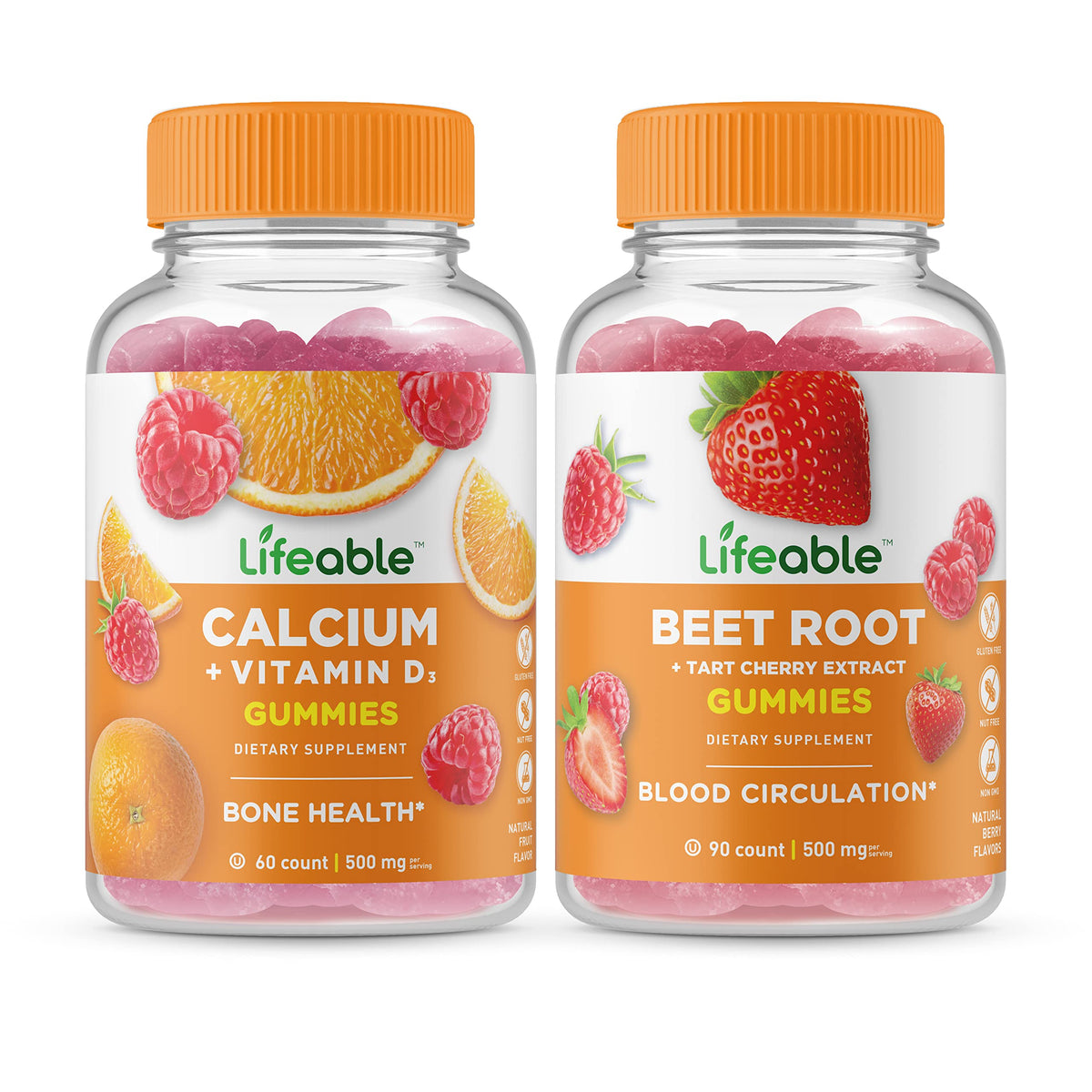 Calcium with Vitamin D + Beet Root Gummies C163511