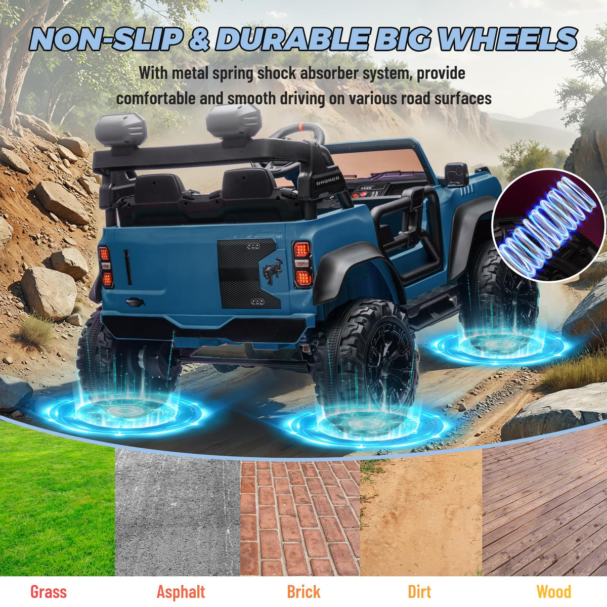 2 Seater 24V Electric Ride On Truck with Remote Control L314