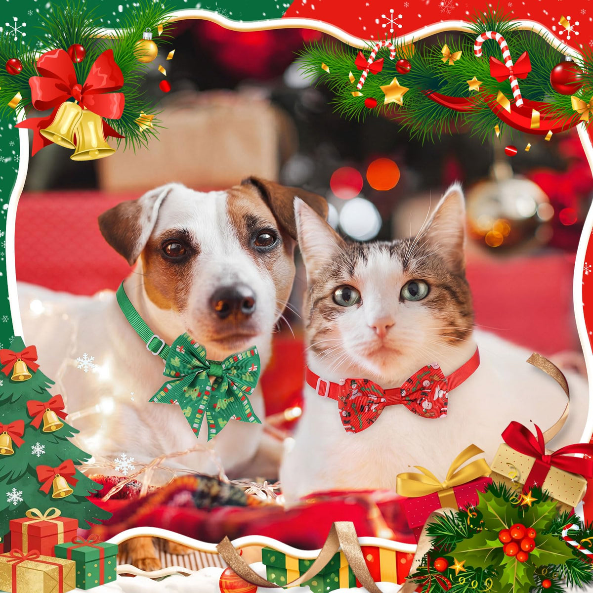 Fall Dog Bow Ties Collars 360 Pcs Y29508