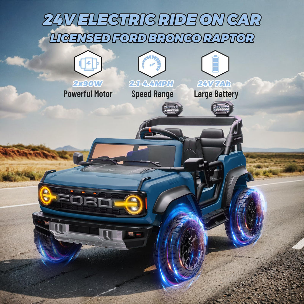 2 Seater 24V Electric Ride On Truck with Remote Control L314