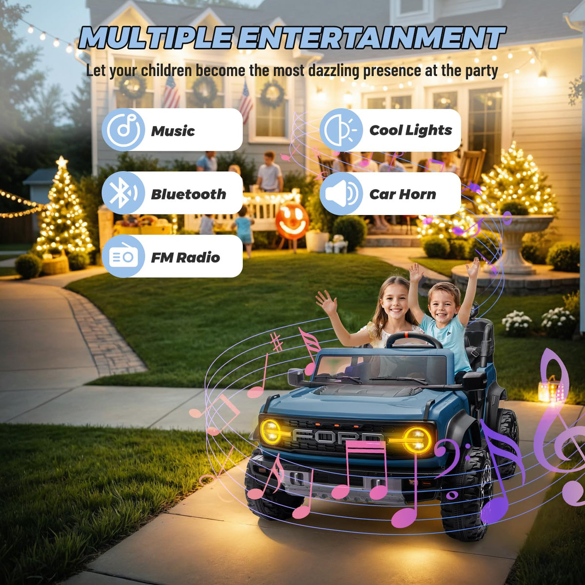 2 Seater 24V Electric Ride On Truck with Remote Control L314