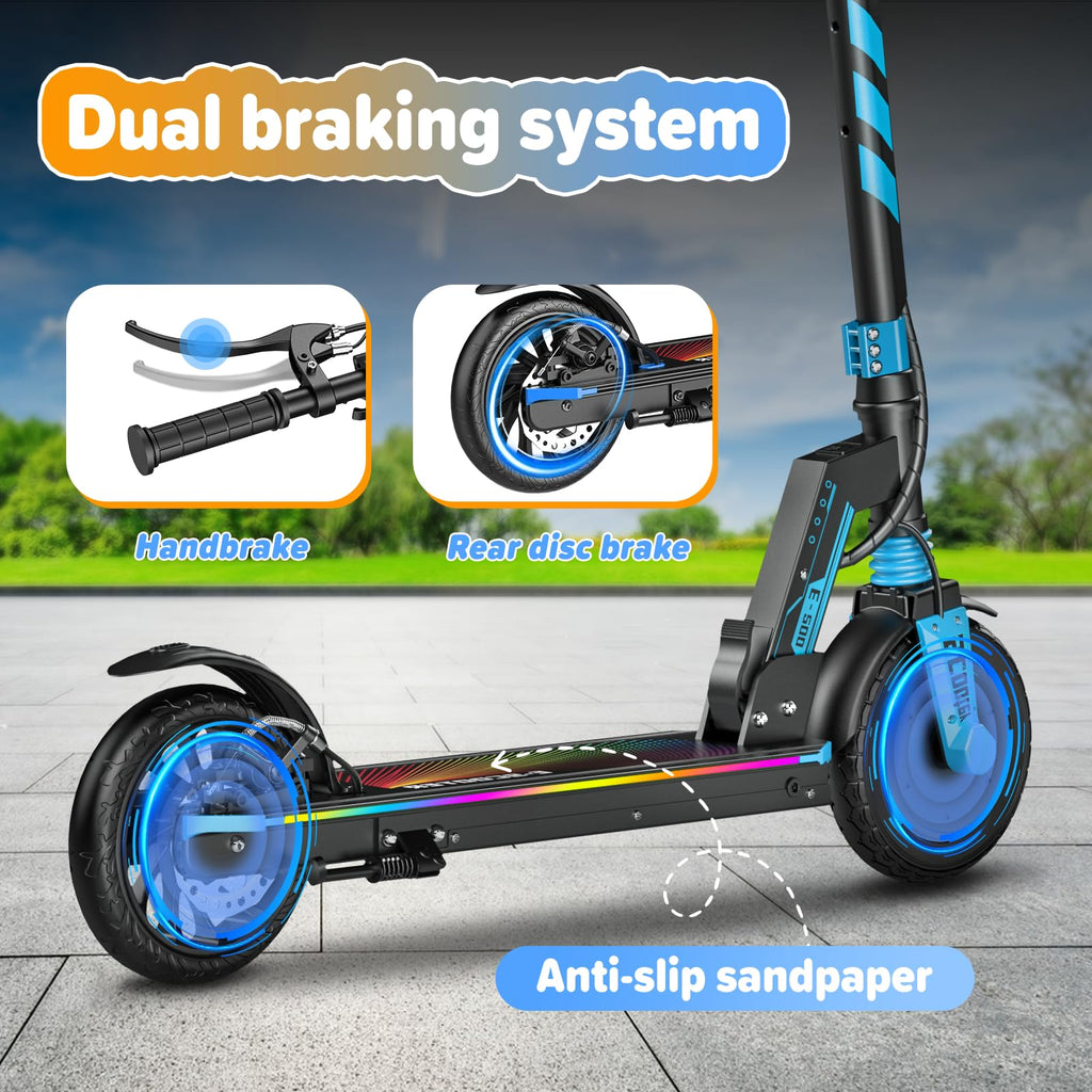 Electric Scooter Kids 8-16, 8-8.5" Solid Tires, 200-350W, UL2272 Z595