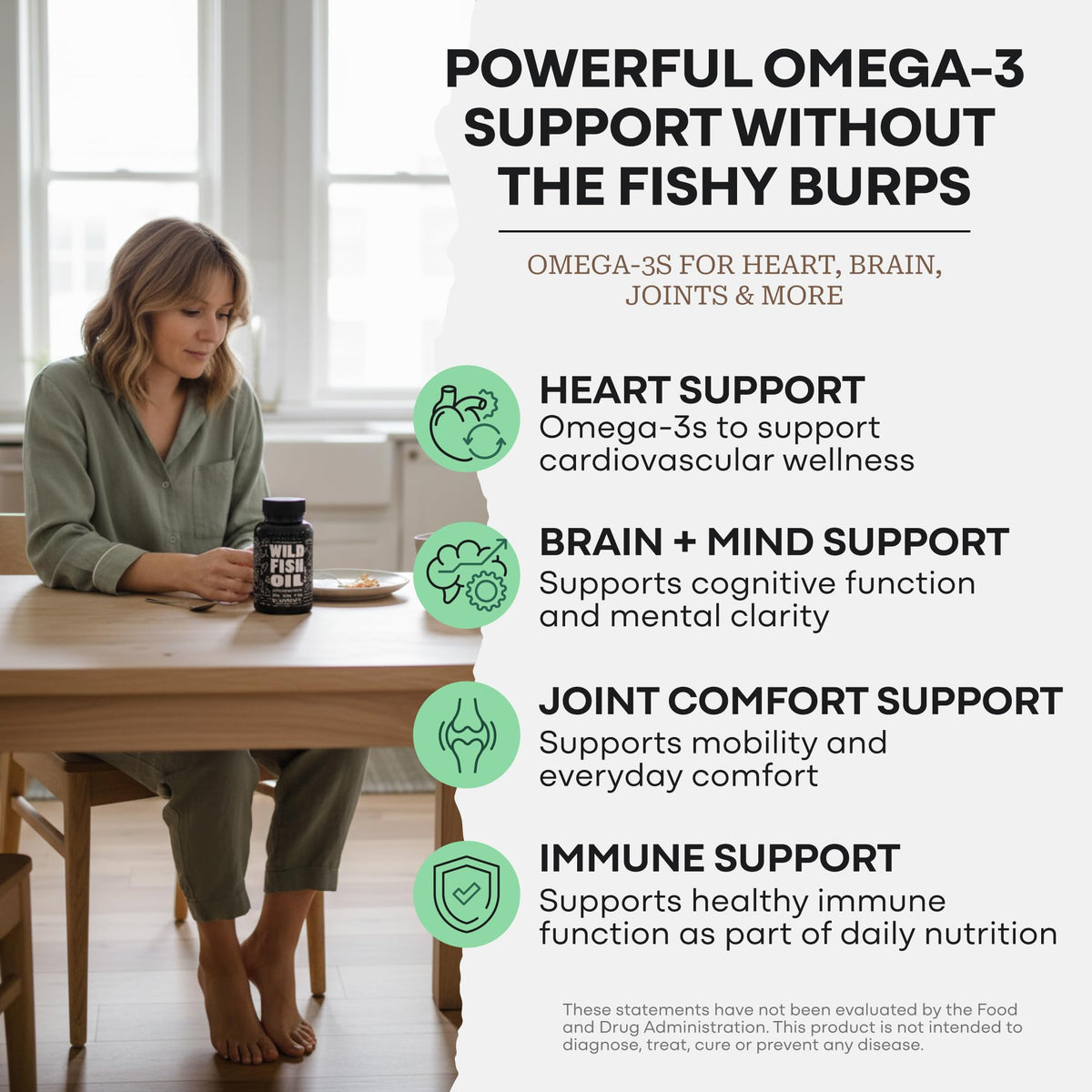 Fish Oil Omega 3 Supplements 120 Capsules G26275