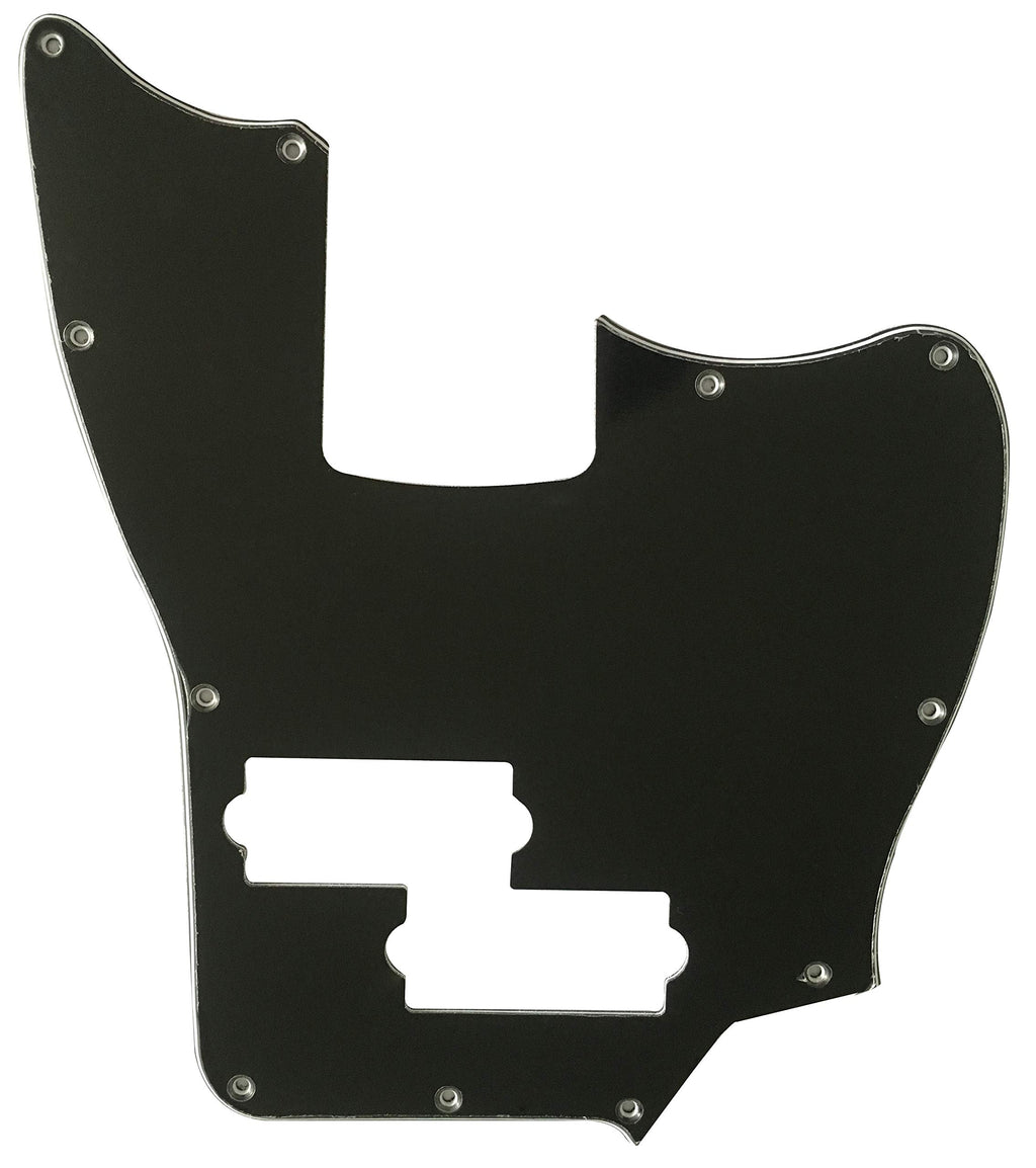 Black 3 Ply Short Scale Bass Guitar Pickguard L53087