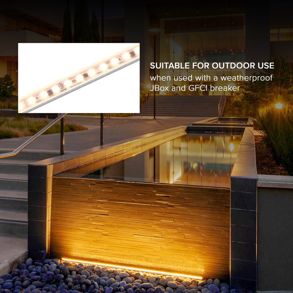 24 in. Hardwired LED Under Cabinet Strip Light M1606