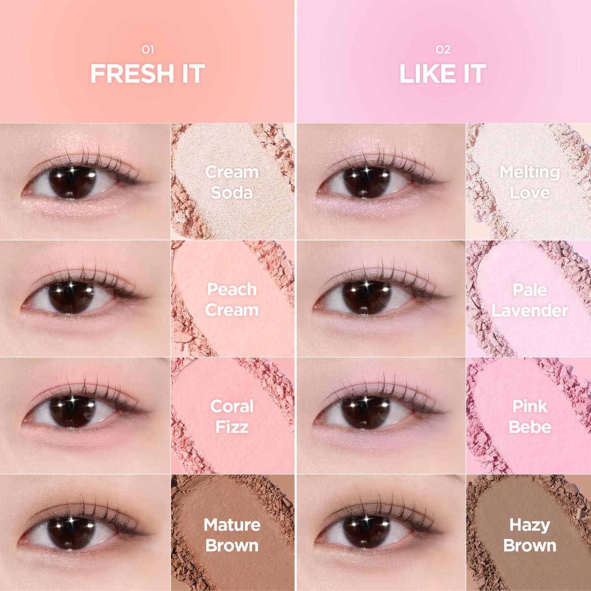 4-Shade Korean Eyeshadow Palette G843244