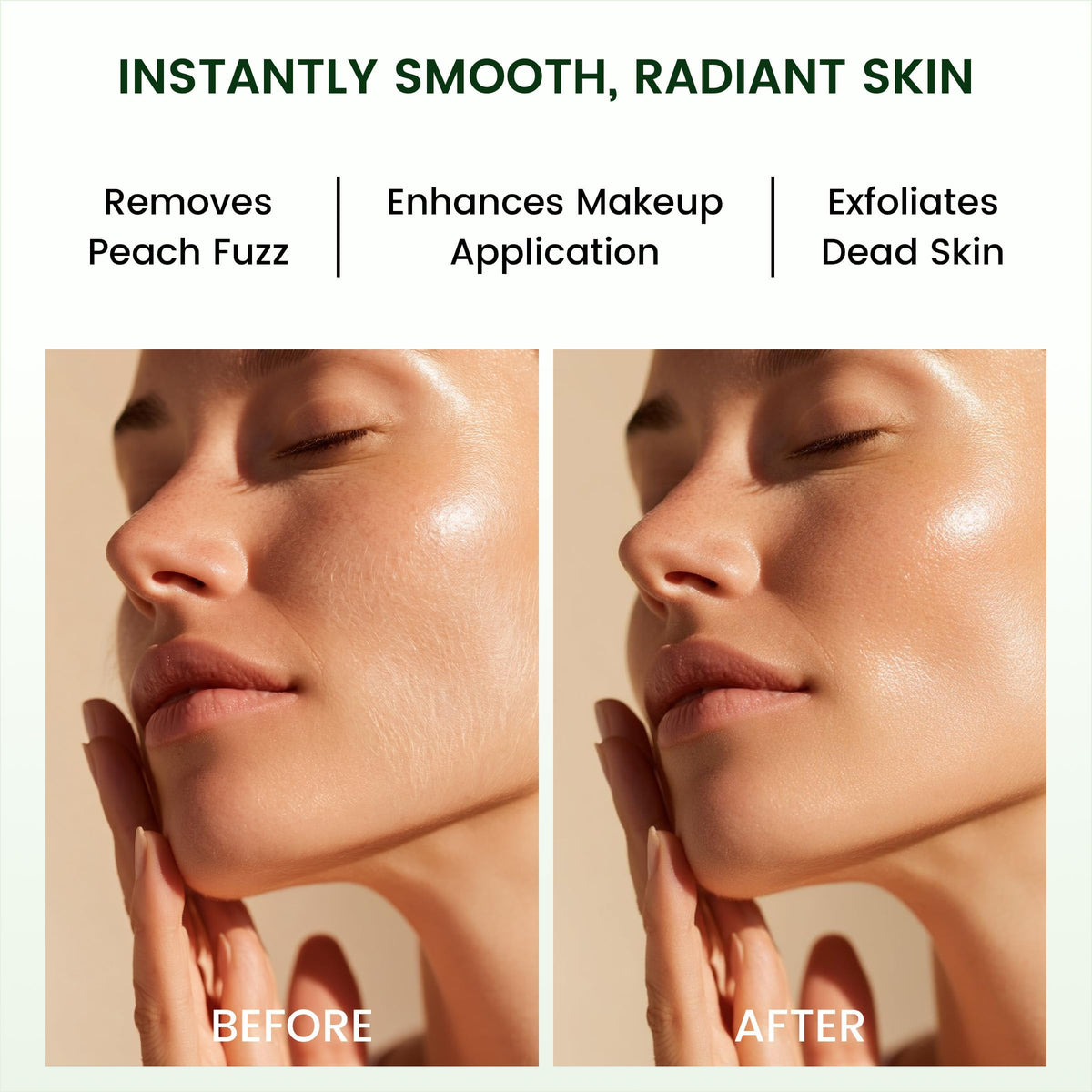 Green Electric Facial Razor A693