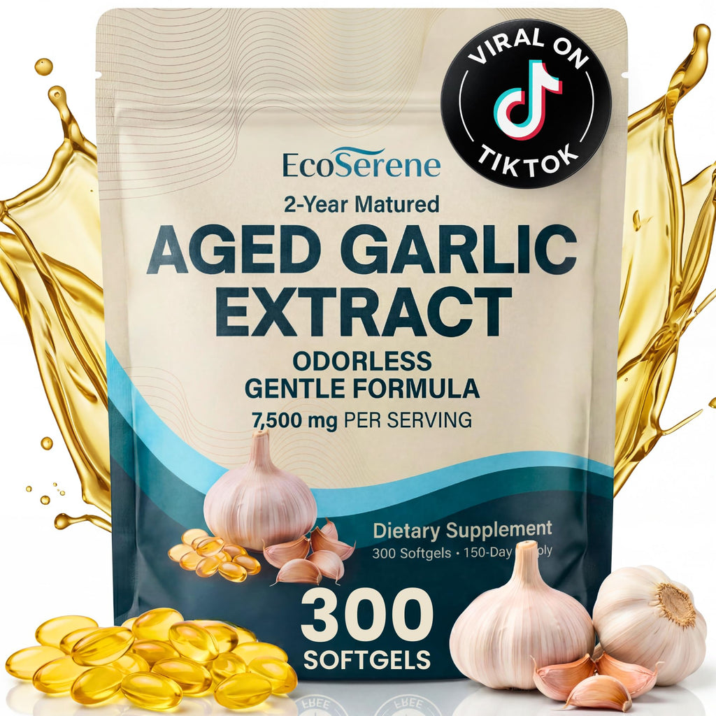 7500mg Aged Garlic Extract Softgels 300 Count Y22298