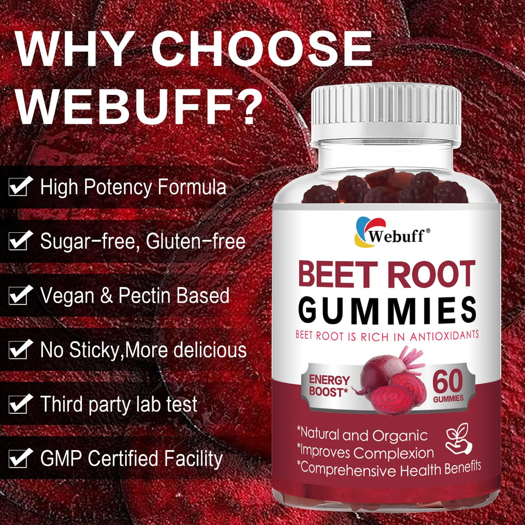 Sugar Free Beet Root Gummies O869306