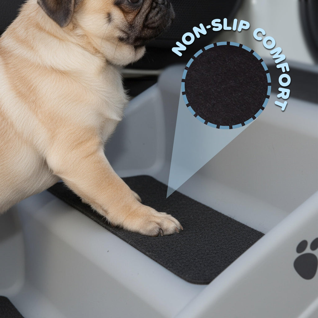 Lightweight Durable Plastic Dog Stairs V946