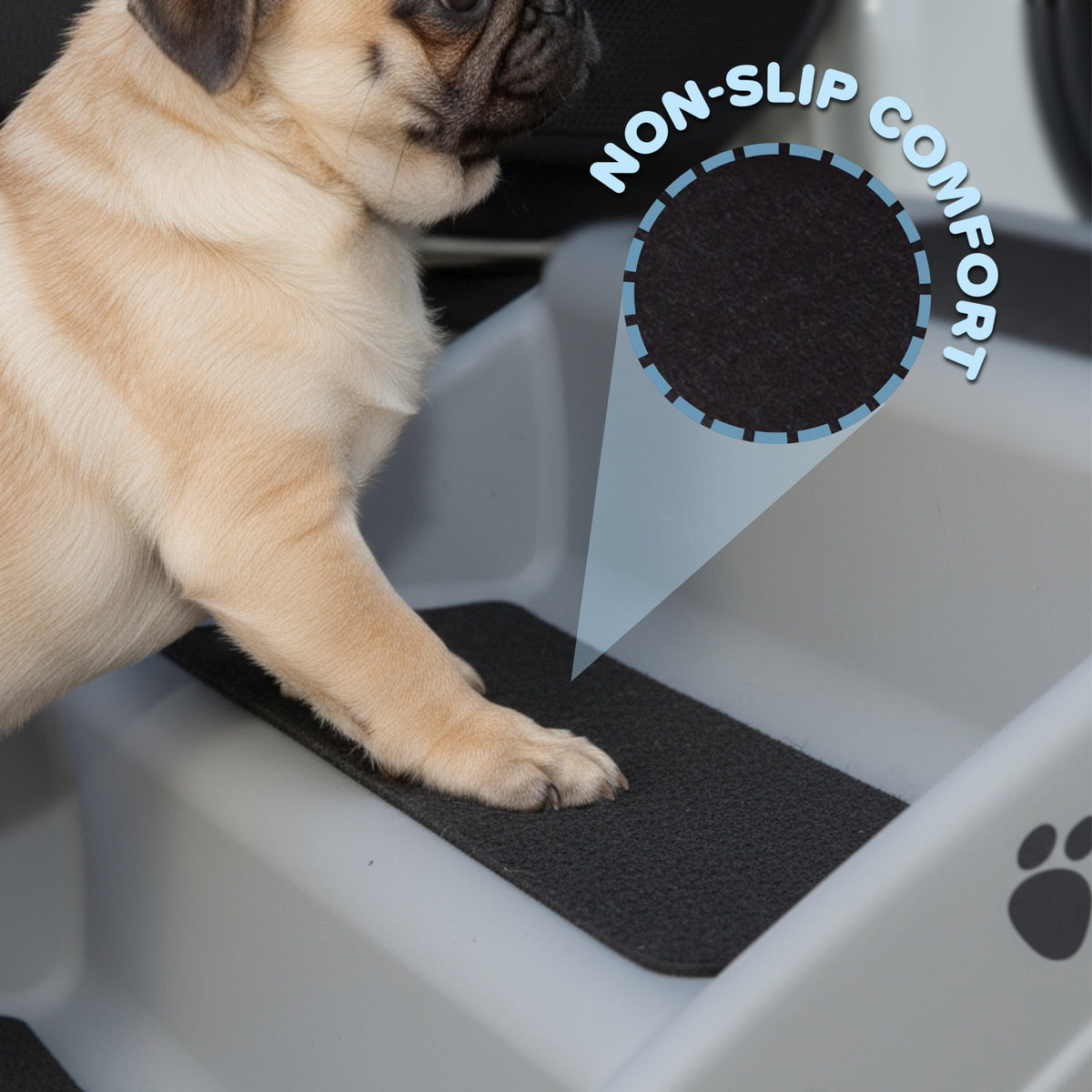 Lightweight Durable Plastic Dog Stairs V946