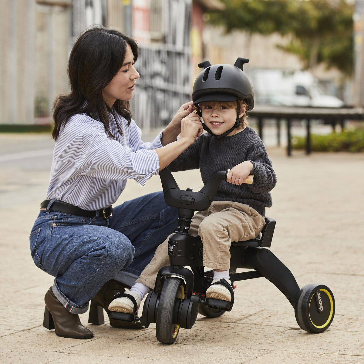 Desert Green 5-in-1 Foldable Tricycle Z45567
