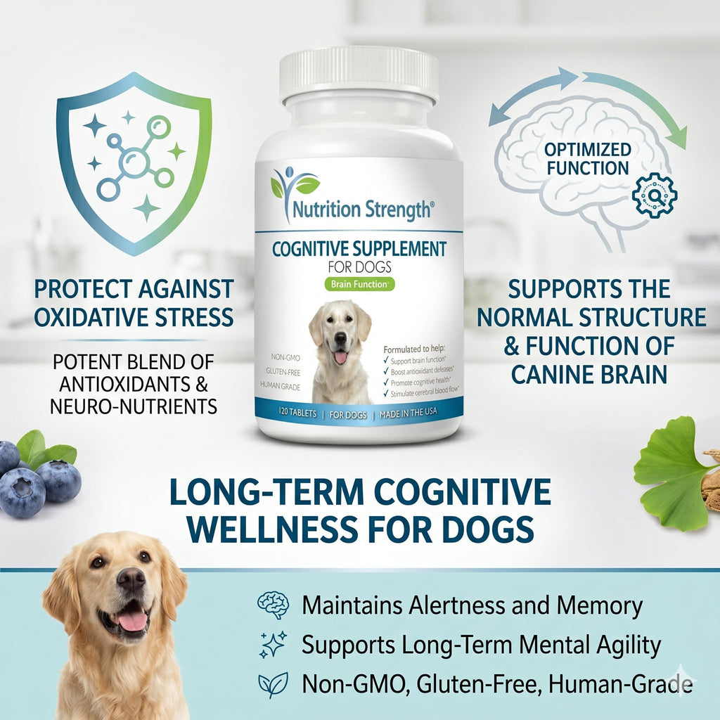 120 Chewable Tablets Cognitive Support Dog Supplement G4048