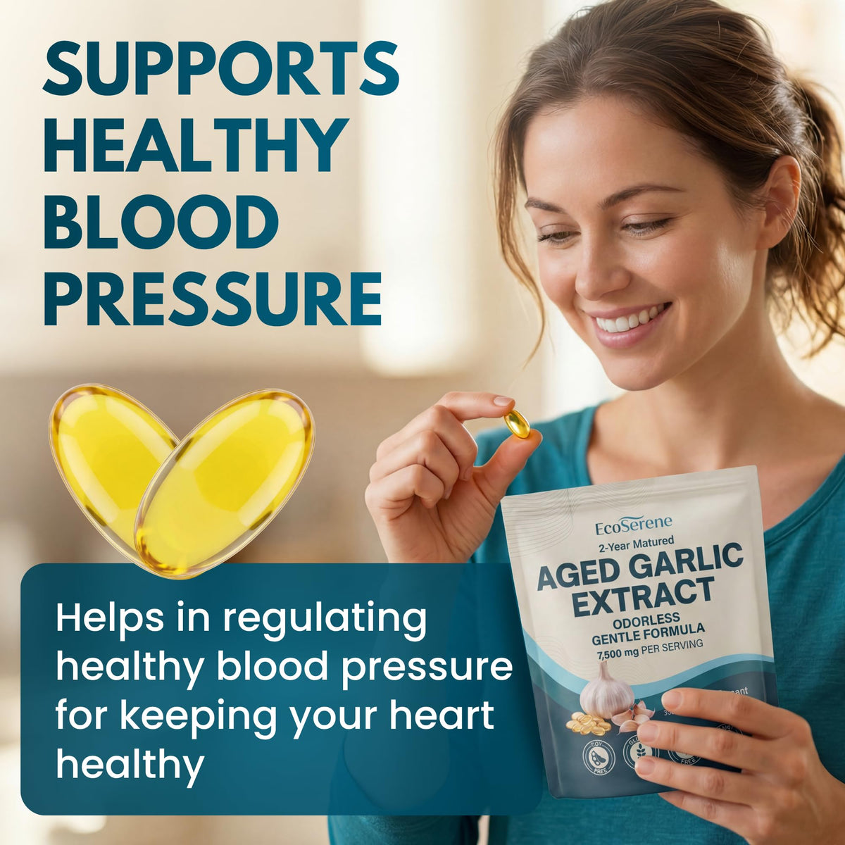 7500mg Aged Garlic Extract Softgels 300 Count Y22298