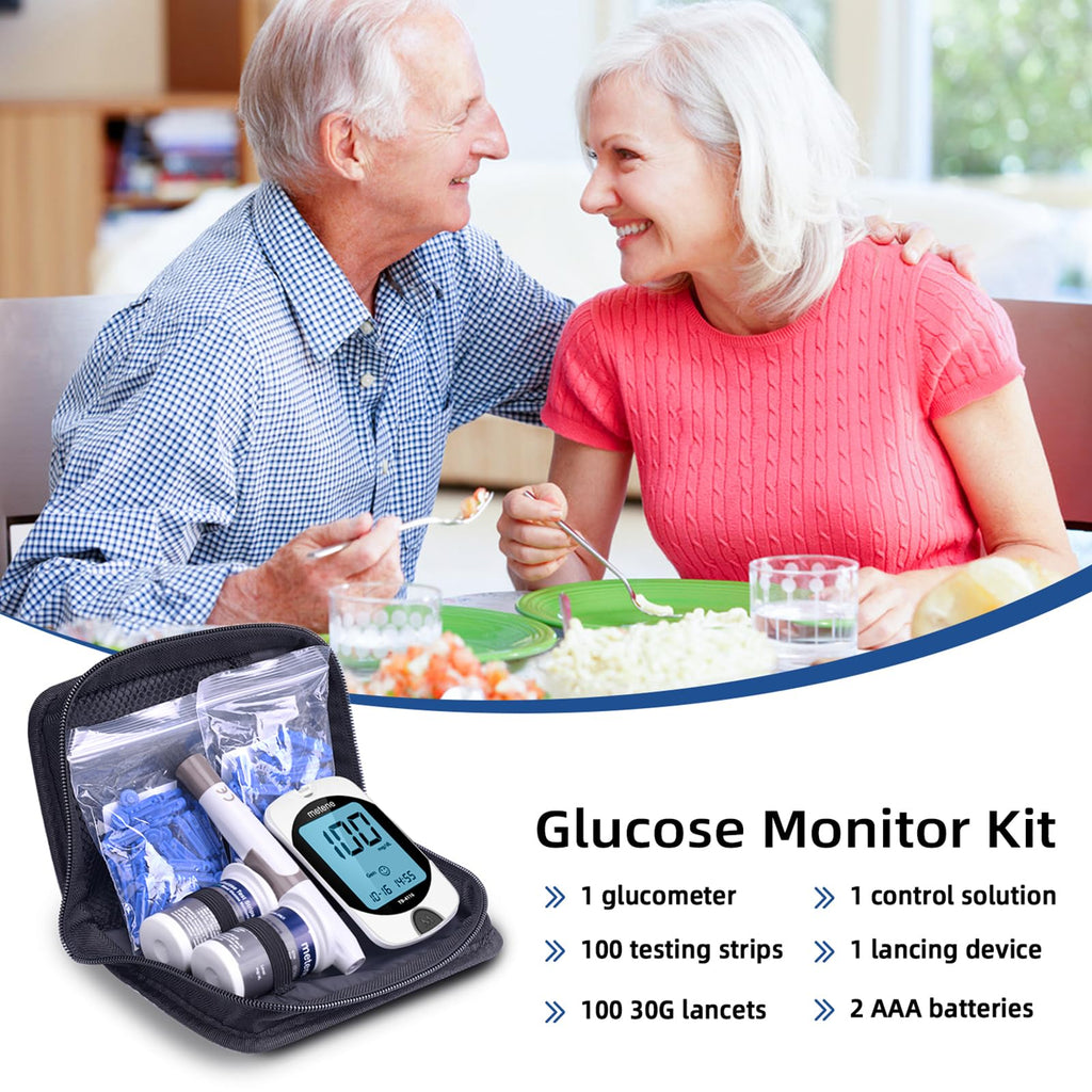 Blood Glucose Monitor Kit & Twist Top Lancets T6342