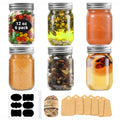 12 oz Glass Canning Jars 6 Pack M82188