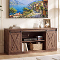 65 Inch Rustic Brown Farmhouse TV Stand X54535